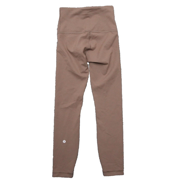 New Lululemon Size 2 Wunder Train Ribbed HR High Rise Tight 25" TPTC Taupetastic - Picture 2 of 7